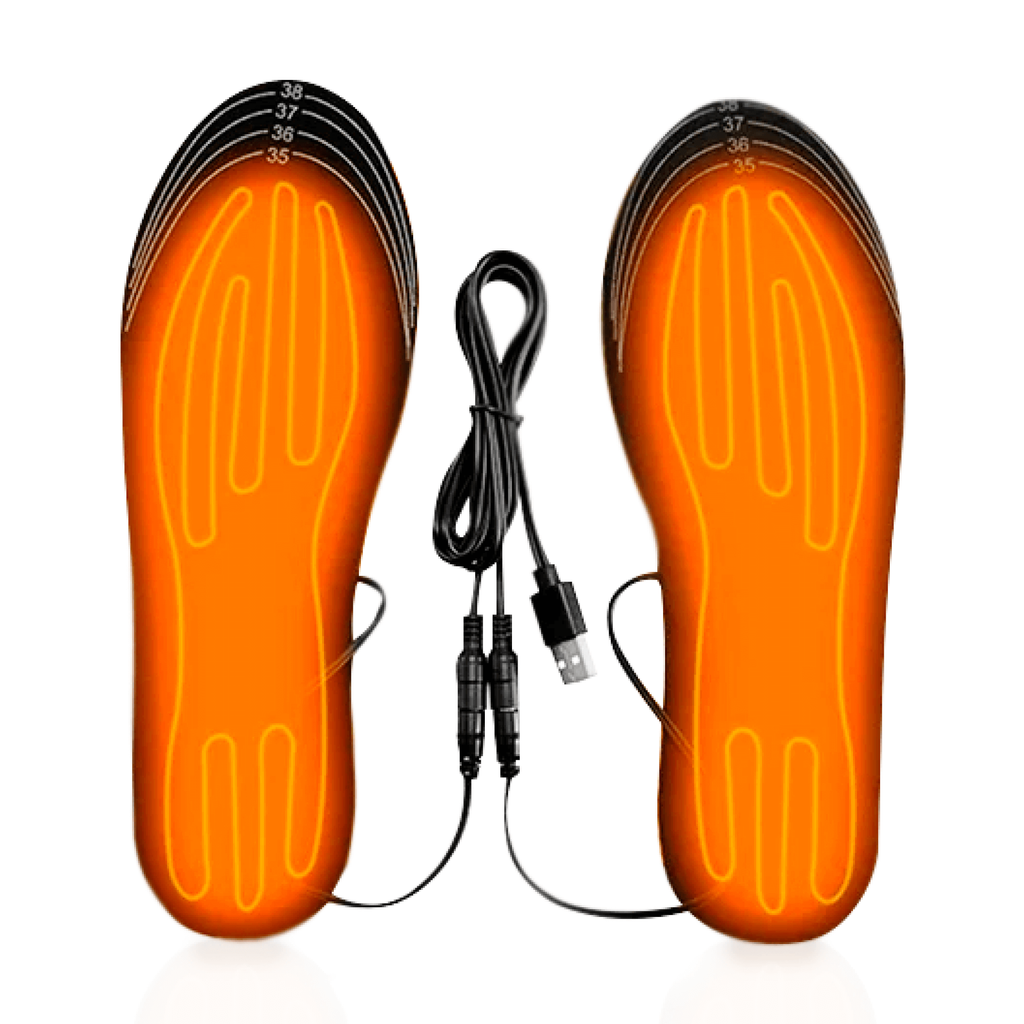 Plantar Fascia Insoles with High Arch Support and USB Heated for Winter Warmth - Image 1
