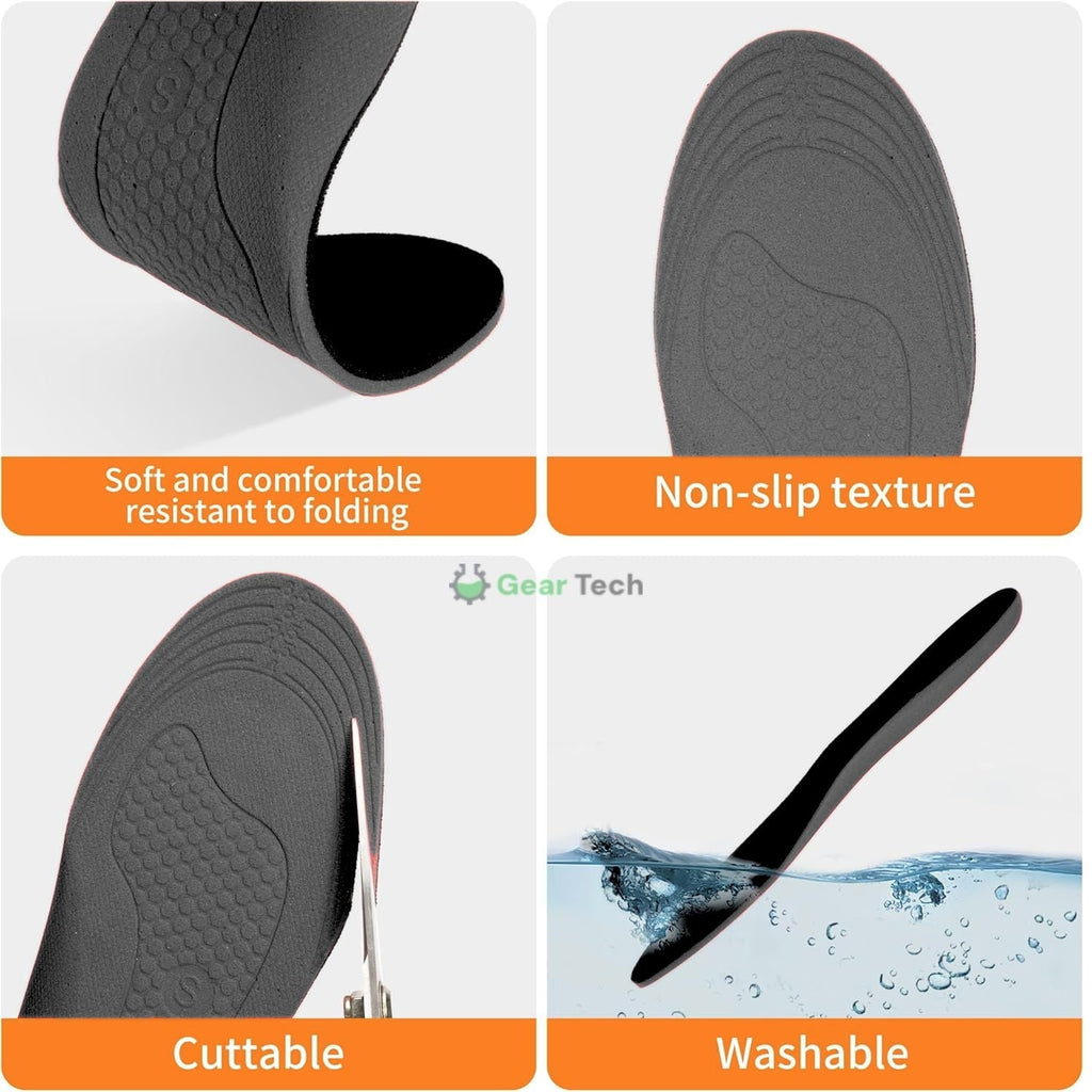 Plantar Fascia Insoles with High Arch Support and USB Heated for Winter Warmth - Image 6