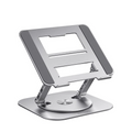 Portable Adjustable Ergonomic Laptop Stand with 360 Rotating Base and Aluminum Cooling Design - Image 2