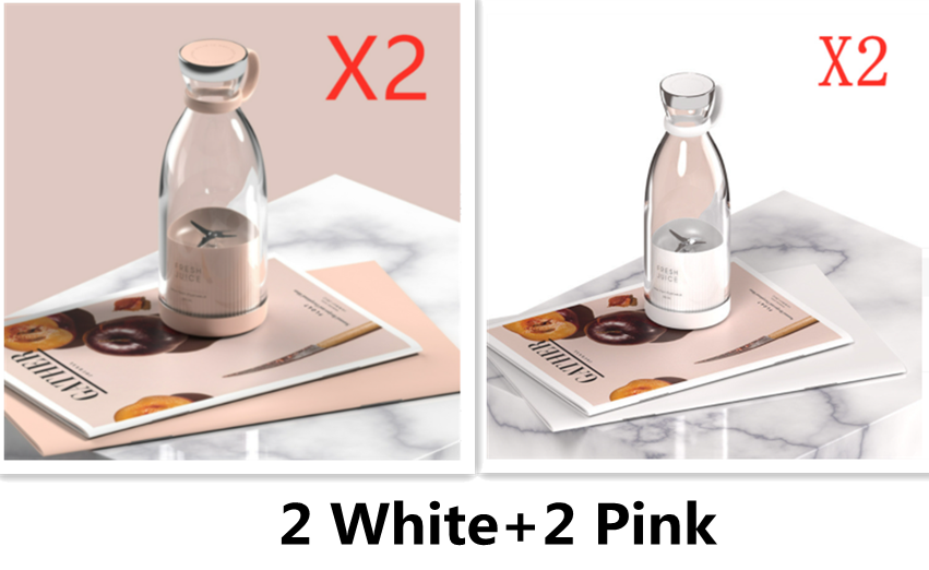 Portable Blender Bottle Personal with USB Rechargeable Base and Stainless Steel Blades - Image 2