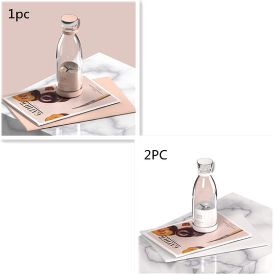 Portable Blender Bottle Personal with USB Rechargeable Base and Stainless Steel Blades - Image 26