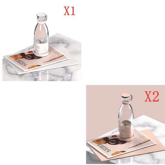 Portable Blender Bottle Personal with USB Rechargeable Base and Stainless Steel Blades - Image 3