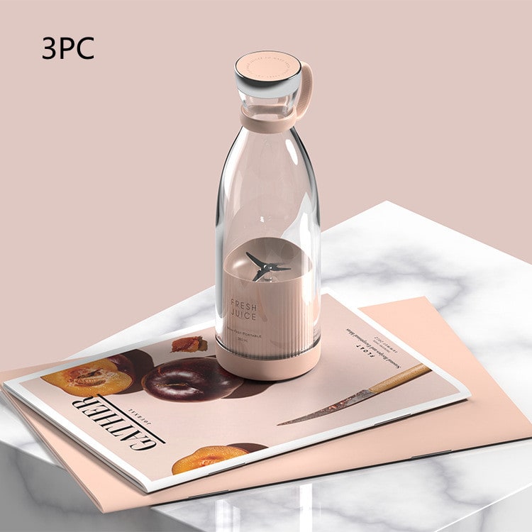 Portable Blender Bottle Personal with USB Rechargeable Base and Stainless Steel Blades - Image 4