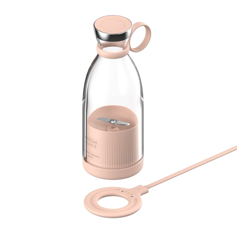 Portable Blender Bottle Personal with USB Rechargeable Base and Stainless Steel Blades - Image 9