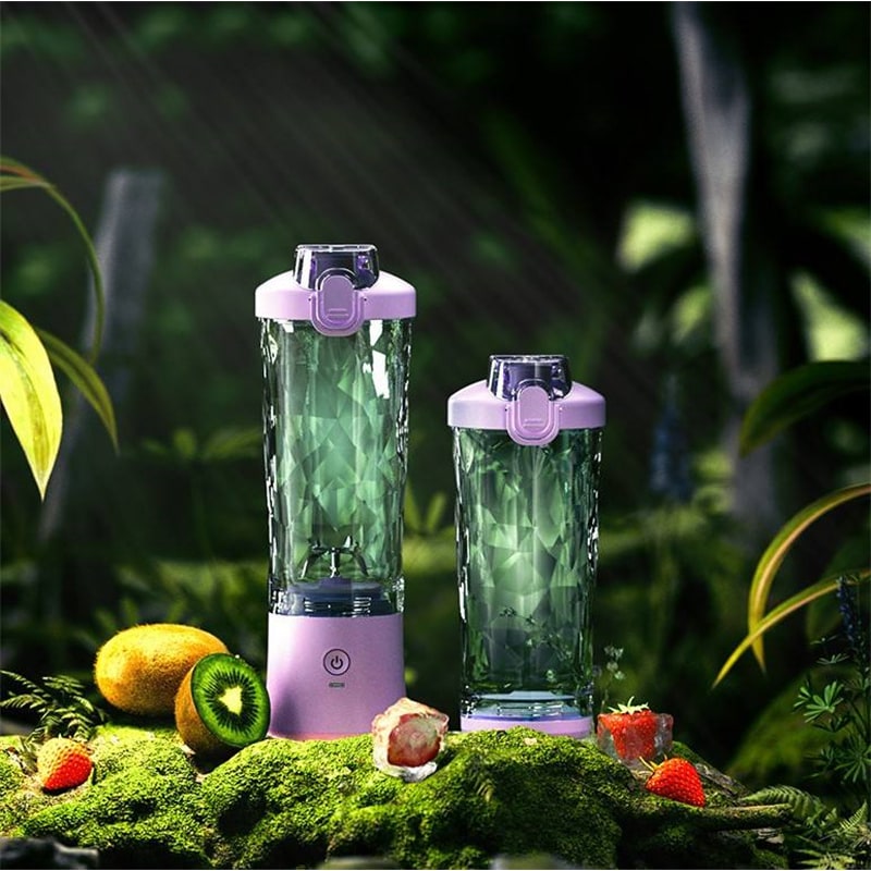 Portable Blender with 6-Blade Design Usb-C Charging and Faceted Cup for Smoothies Mini - Image 13