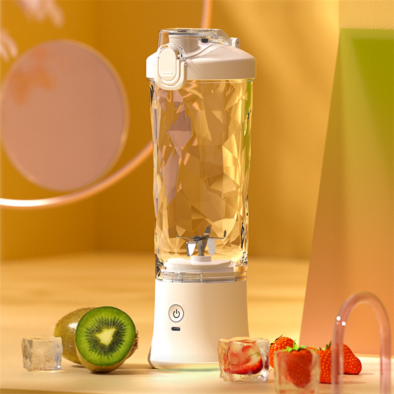 Portable Blender with 6-Blade Design Usb-C Charging and Faceted Cup for Smoothies Mini - Image 2