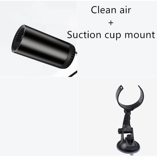 Portable Car Heater and Auto Defroster 12v Plug in Fan and Heat Settings for Vehicle Windshield - Image 3
