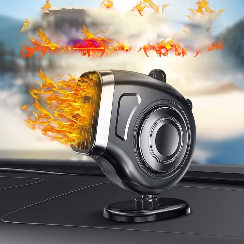 Portable Car Heater with 12v Cigarette Lighter Plug Windshield Defogger Fan and Dashboard Mount - Image 5