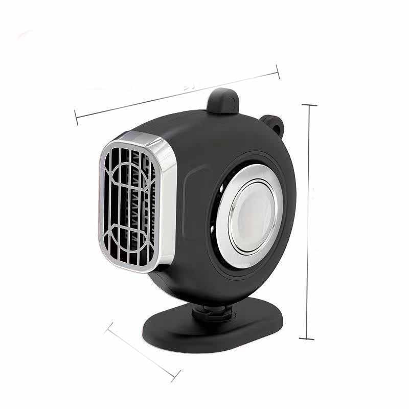 Portable Car Heater with 12v Cigarette Lighter Plug Windshield Defogger Fan and Dashboard Mount - Image 8