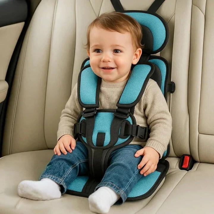Portable Car Seat Padded Travel Child Harness Breathable Mesh Adjustable - Image 10