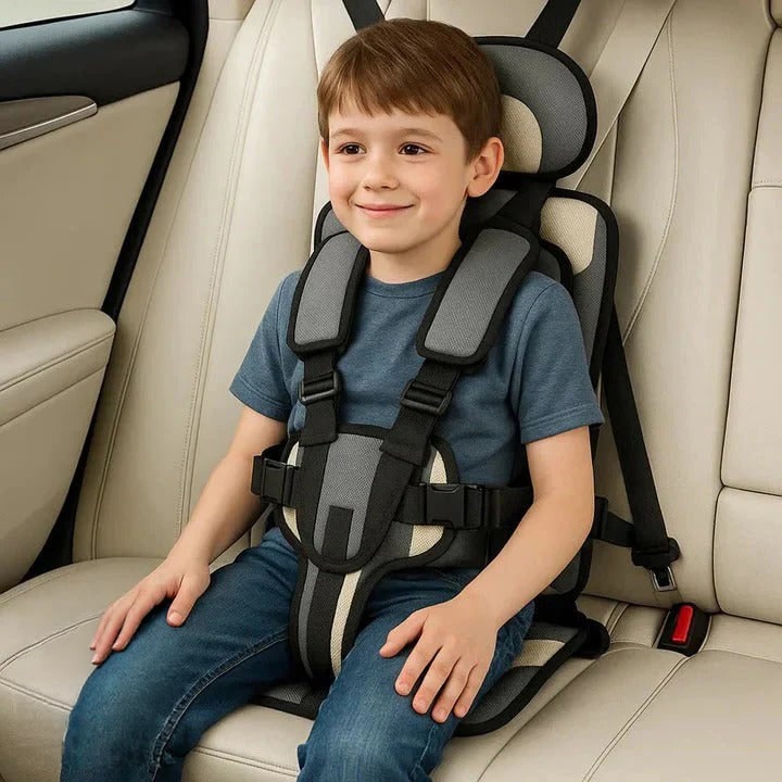 Portable Car Seat Padded Travel Child Harness Breathable Mesh Adjustable - Image 11