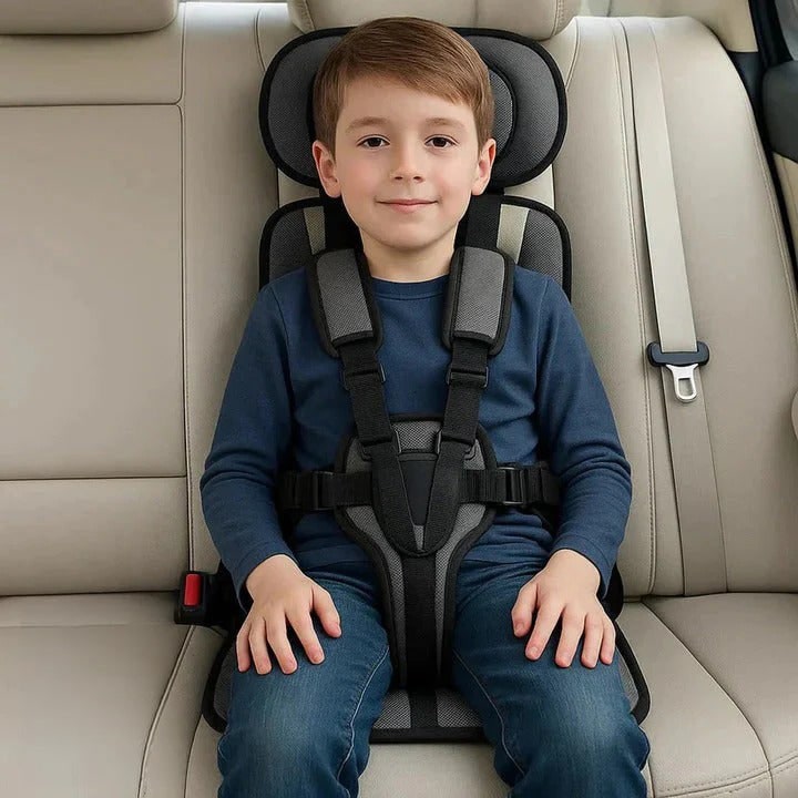 Portable Car Seat Padded Travel Child Harness Breathable Mesh Adjustable - Image 14
