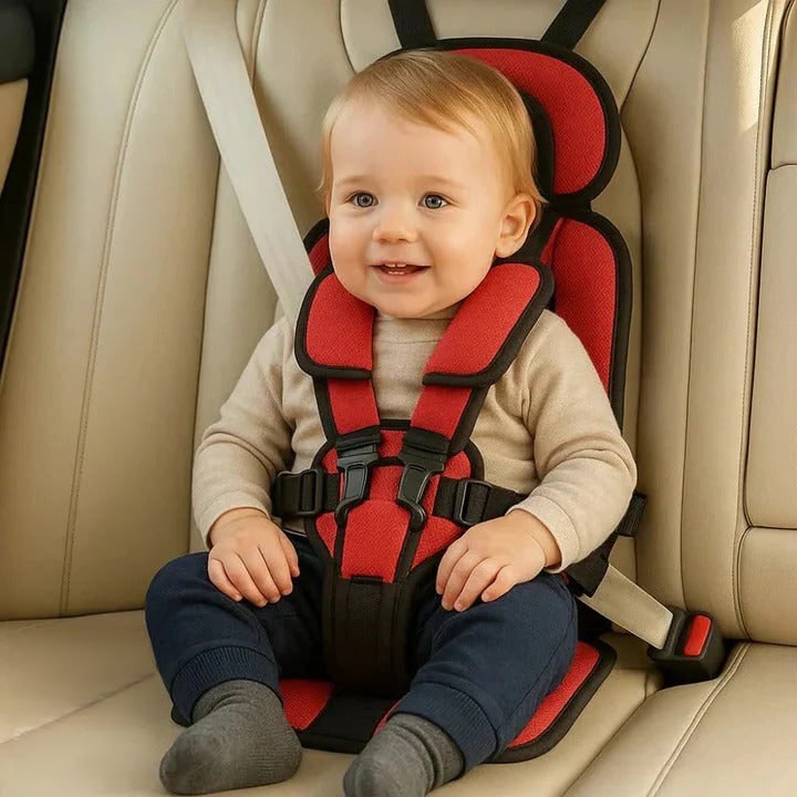 Portable Car Seat Padded Travel Child Harness Breathable Mesh Adjustable - Image 15
