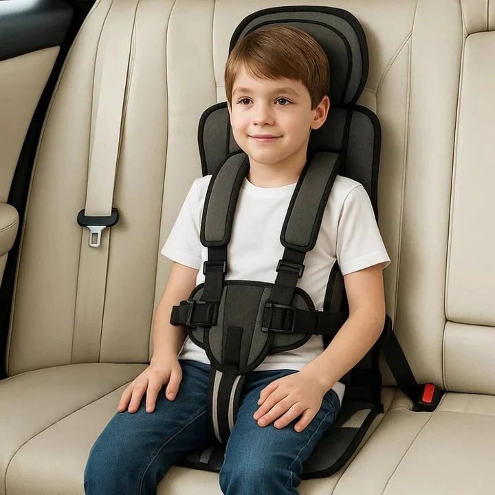 Portable Car Seat Padded Travel Child Harness Breathable Mesh Adjustable - Image 16