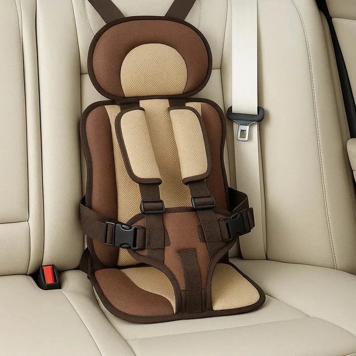 Portable Car Seat Padded Travel Child Harness Breathable Mesh Adjustable - Image 2