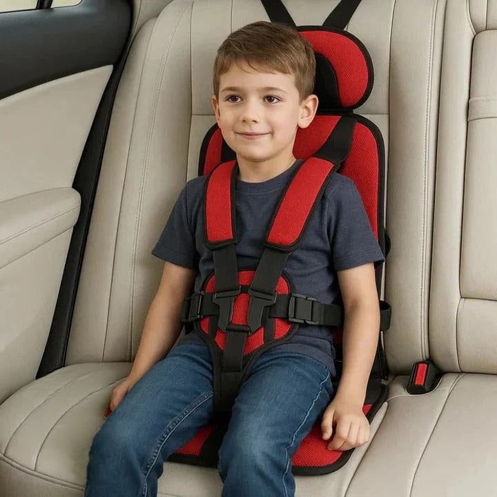 Portable Car Seat Padded Travel Child Harness Breathable Mesh Adjustable - Image 9