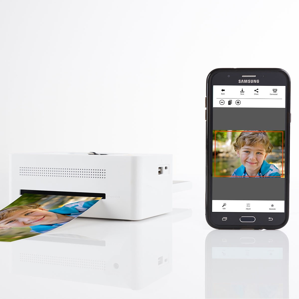Portable Color Photo Printer Wireless Smartphone Mobile Compact Bluetooth Travel - Image 2