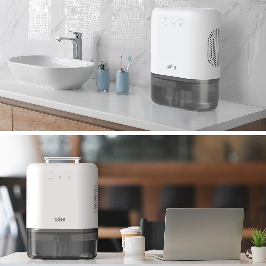 Portable Dehumidifier for Basement Crawl Space and Small Bedroom with Removable Water Tank and Timer - Image 3