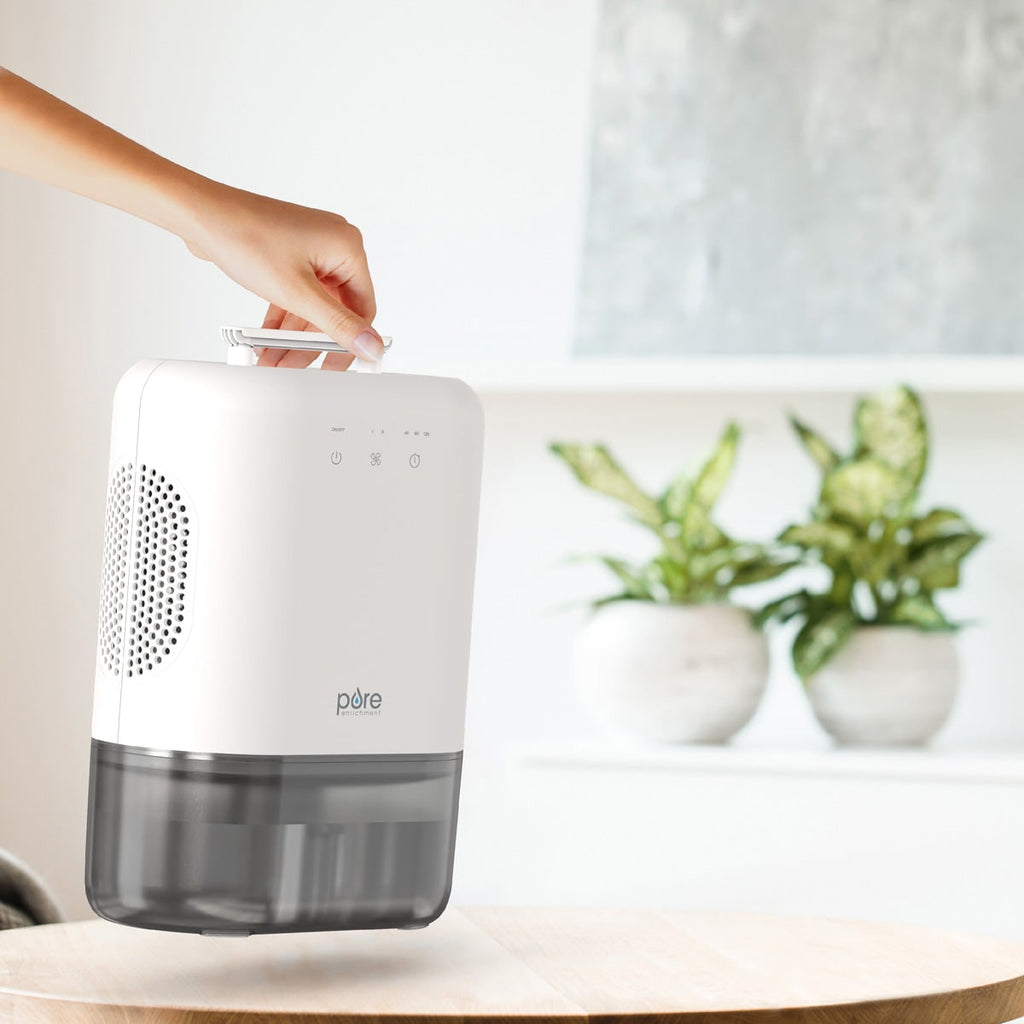 Portable Dehumidifier for Basement Crawl Space and Small Bedroom with Removable Water Tank and Timer - Image 5