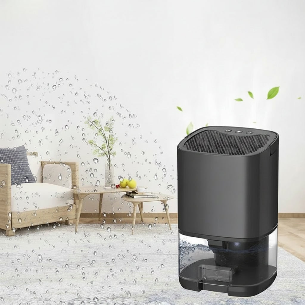 Portable Dehumidifier for Bedroom and Basement Crawl Space with Clear Water Tank - Image 2