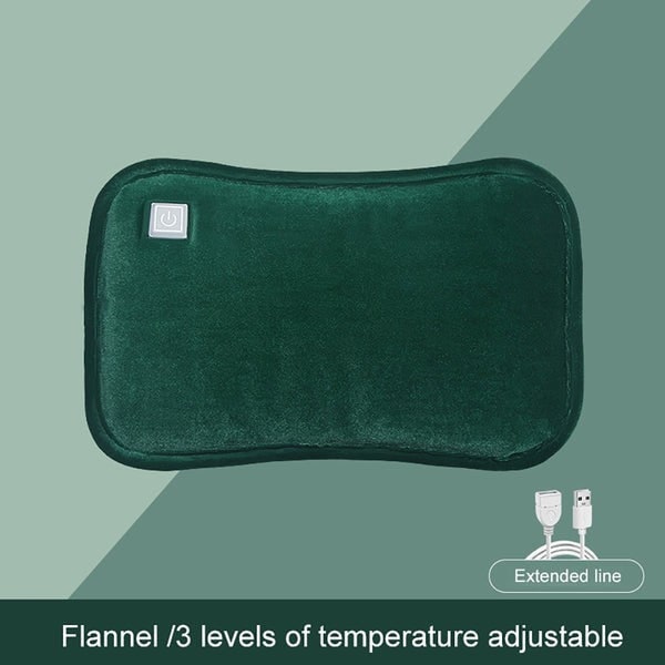 Portable Electric Heating Pad with USB Charging and Plush Flannel Cover - Image 6