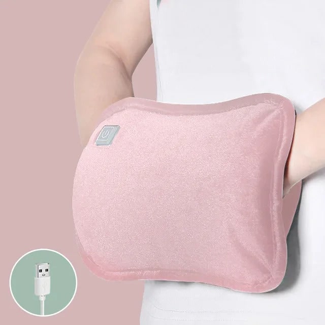 Portable Electric Heating Pad with USB Charging and Plush Flannel Cover - Image 9