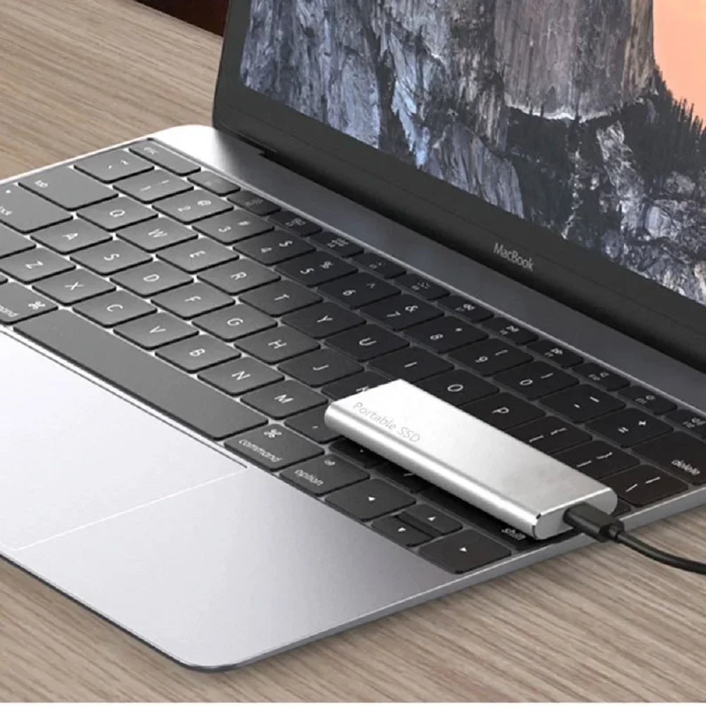 Portable External Ssd with Usb-C Fast Data Transfer and Slim Aluminum Design - Image 4