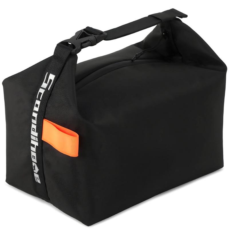 Portable Insulated Lunch Bag Zipper Foldable Buckle Polyester Adjustable Handle Zippered - Image 4