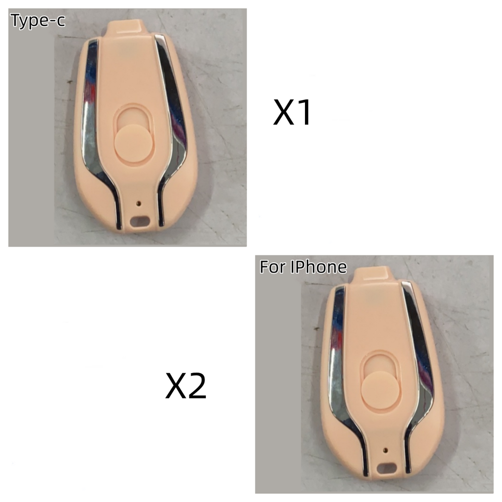 Portable Keychain Power Bank Charger with Retractable Connector and Carabiner Clip Phone - Image 23