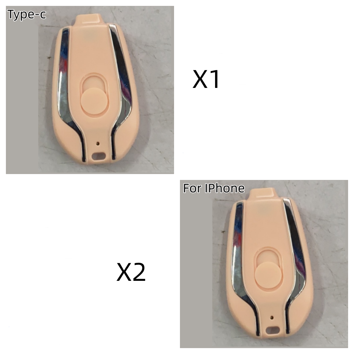 Portable Keychain Power Bank Charger with Retractable Connector and Carabiner Clip Phone - Image 23