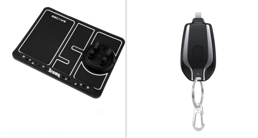 Portable Keychain Power Bank Charger with Retractable Connector and Carabiner Clip Phone - Image 24