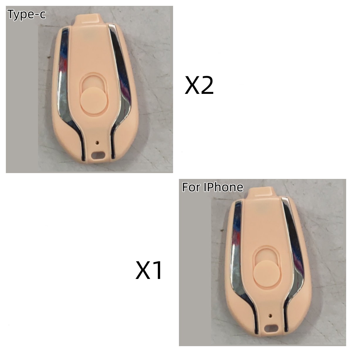 Portable Keychain Power Bank Charger with Retractable Connector and Carabiner Clip Phone - Image 26