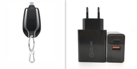 Portable Keychain Power Bank Charger with Retractable Connector and Carabiner Clip Phone - Image 27