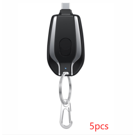 Portable Keychain Power Bank Charger with Retractable Connector and Carabiner Clip Phone - Image 28
