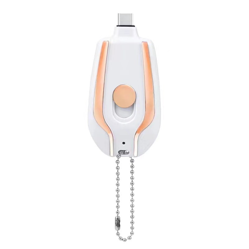 Portable Keychain Power Bank Charger with Retractable Connector and Carabiner Clip Phone - Image 31