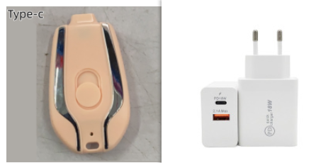 Portable Keychain Power Bank Charger with Retractable Connector and Carabiner Clip Phone - Image 32