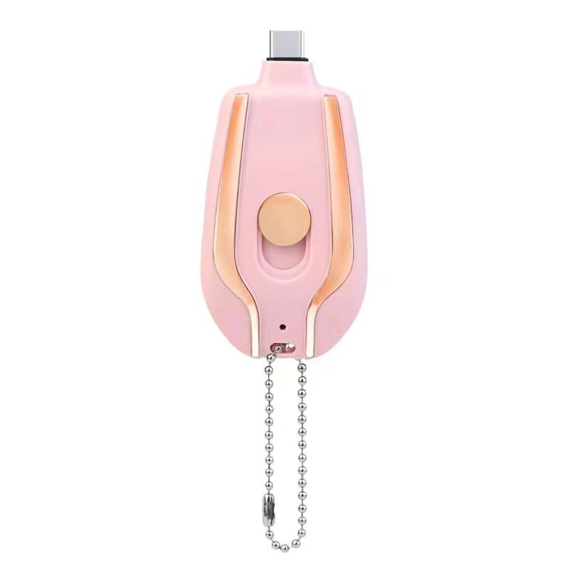 Portable Keychain Power Bank Charger with Retractable Connector and Carabiner Clip Phone - Image 39