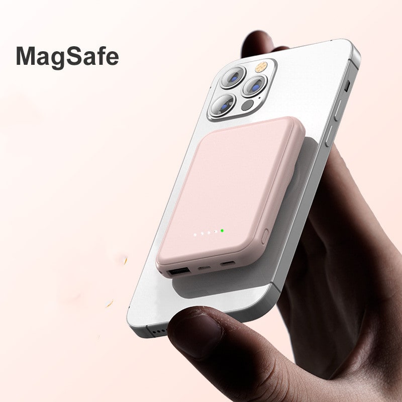 Portable Magnetic Power Bank Charger with Wireless Charging and LED Display Phone - Image 11