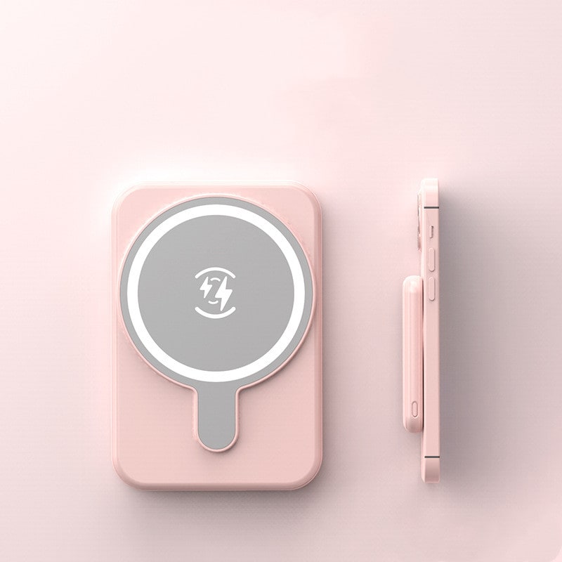 Portable Magnetic Power Bank Charger with Wireless Charging and LED Display Phone - Image 17