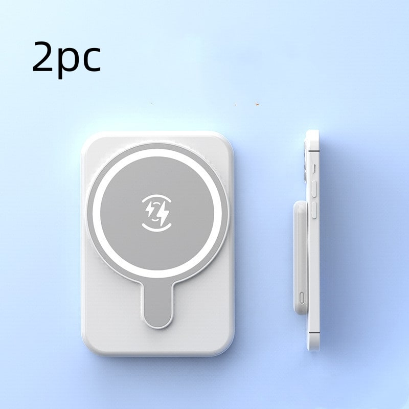 Portable Magnetic Power Bank Charger with Wireless Charging and LED Display Phone - Image 19