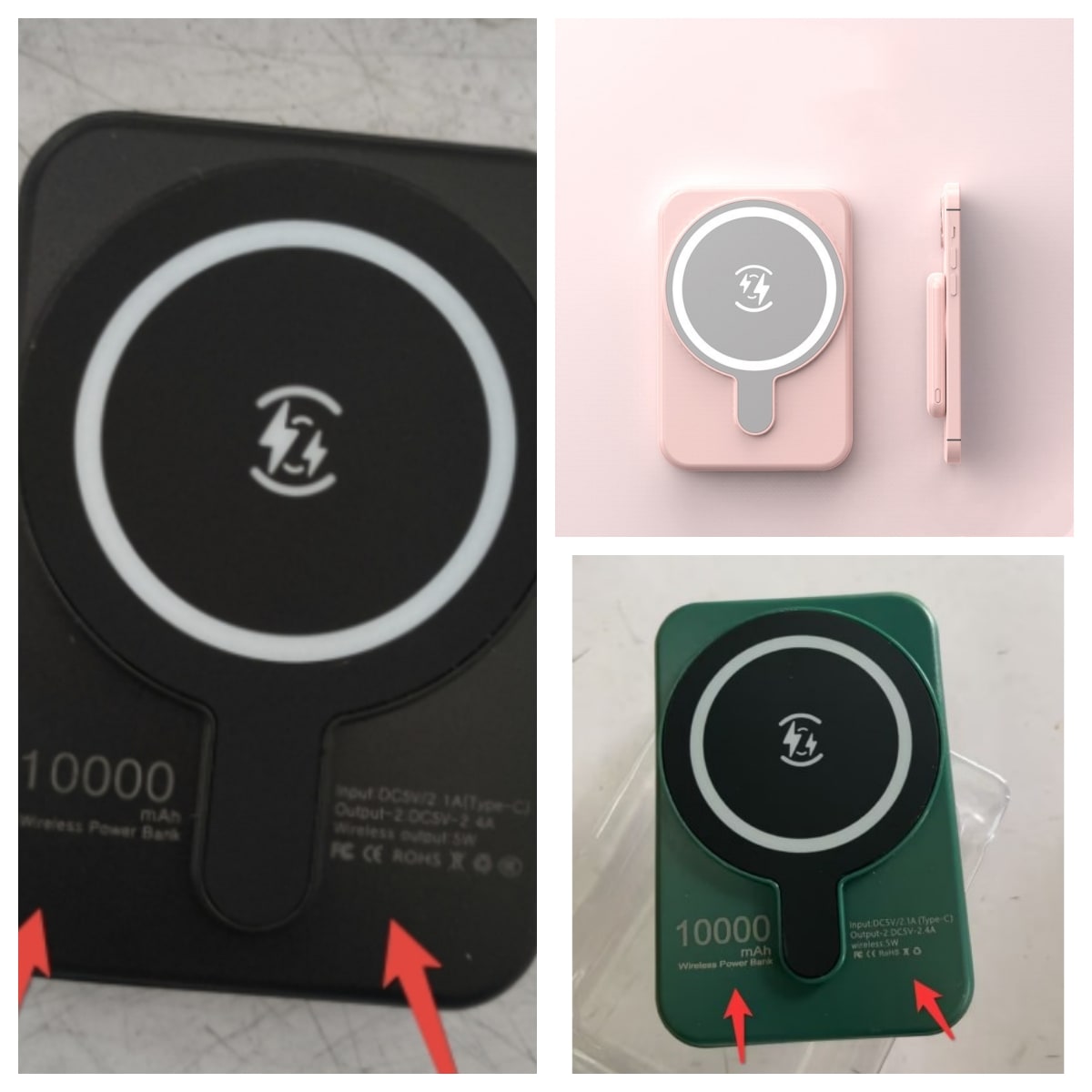 Portable Magnetic Power Bank Charger with Wireless Charging and LED Display Phone - Image 25