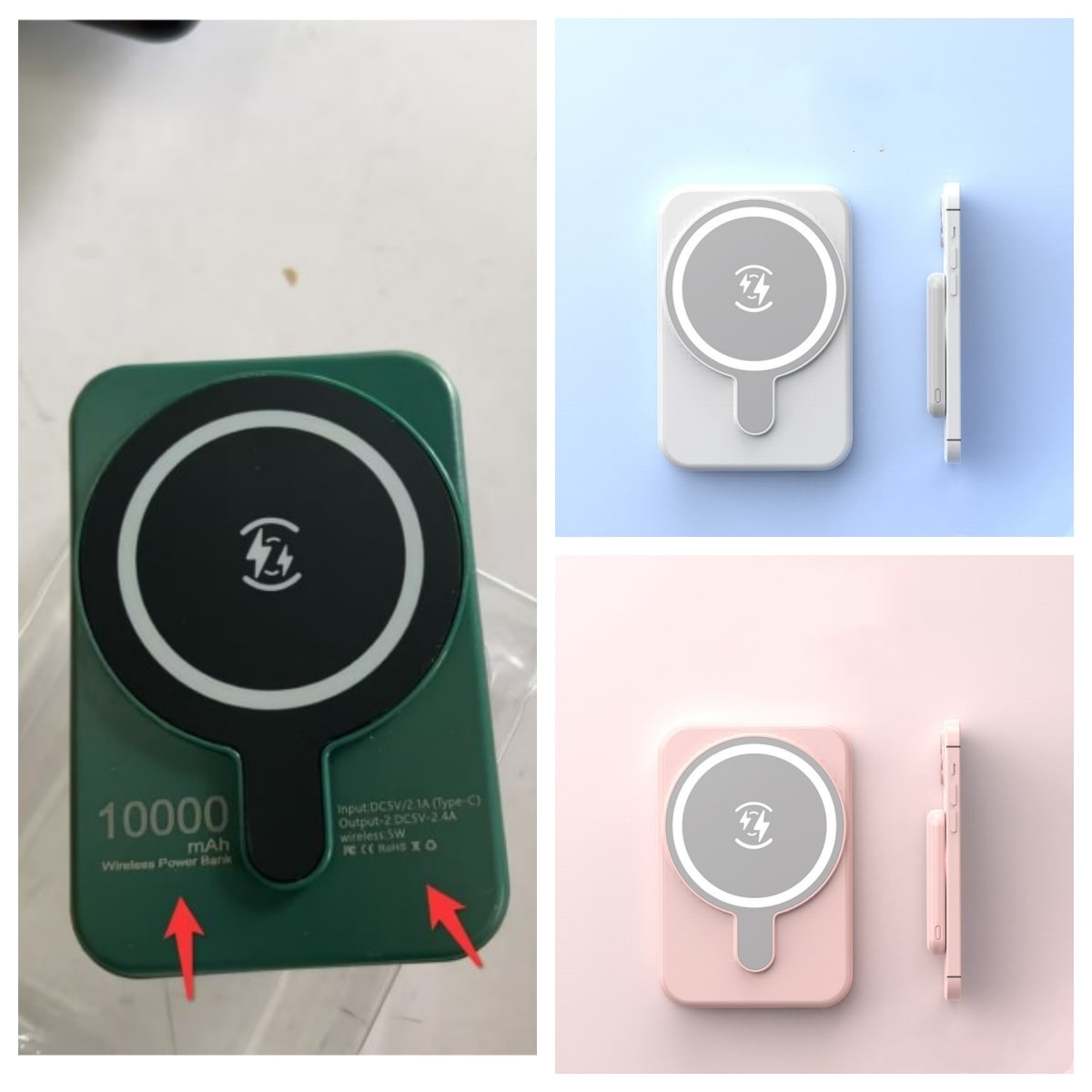 Portable Magnetic Power Bank Charger with Wireless Charging and LED Display Phone - Image 27