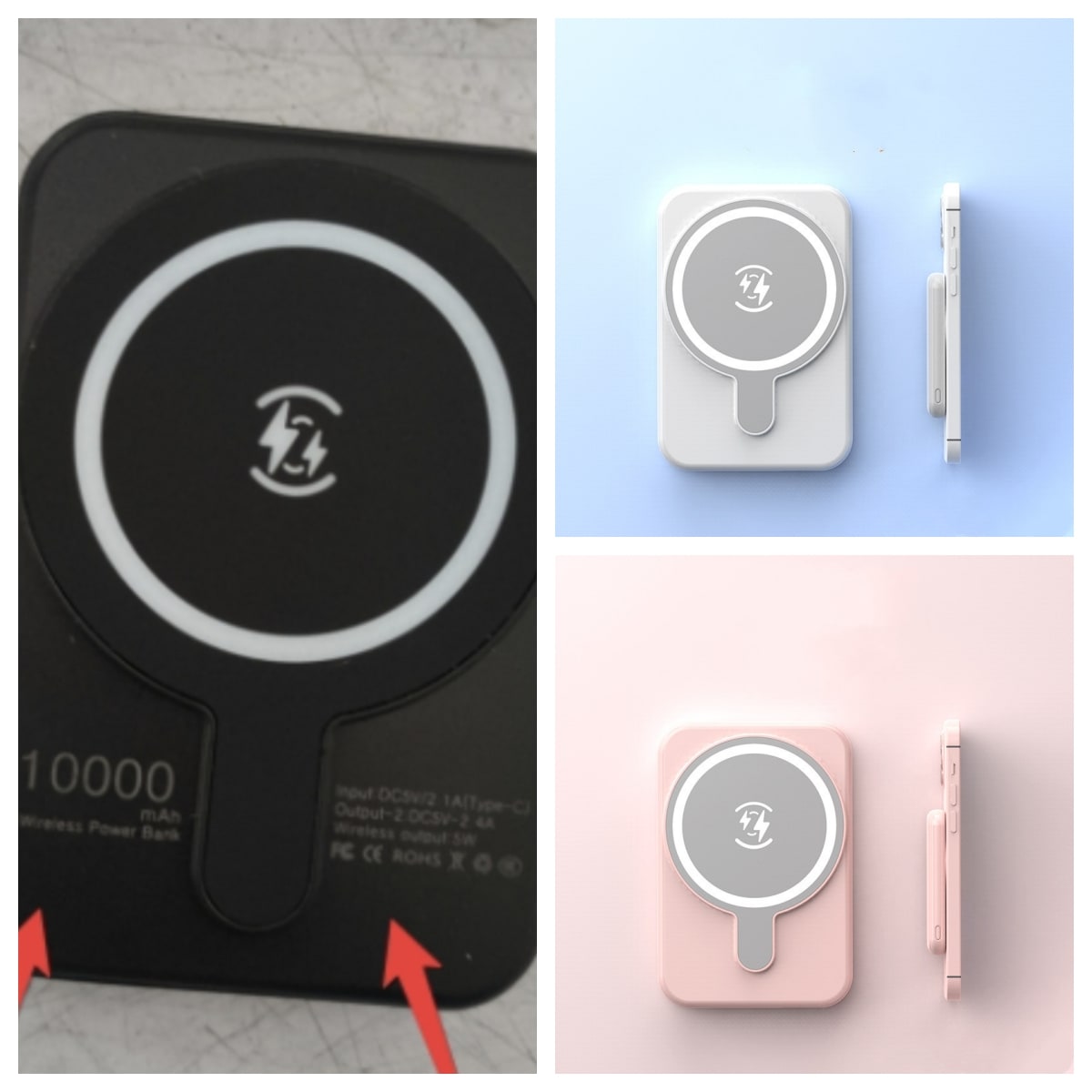 Portable Magnetic Power Bank Charger with Wireless Charging and LED Display Phone - Image 28
