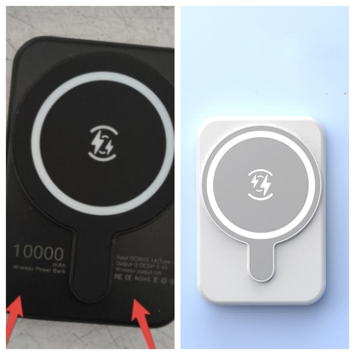 Portable Magnetic Power Bank Charger with Wireless Charging and LED Display Phone - Image 3
