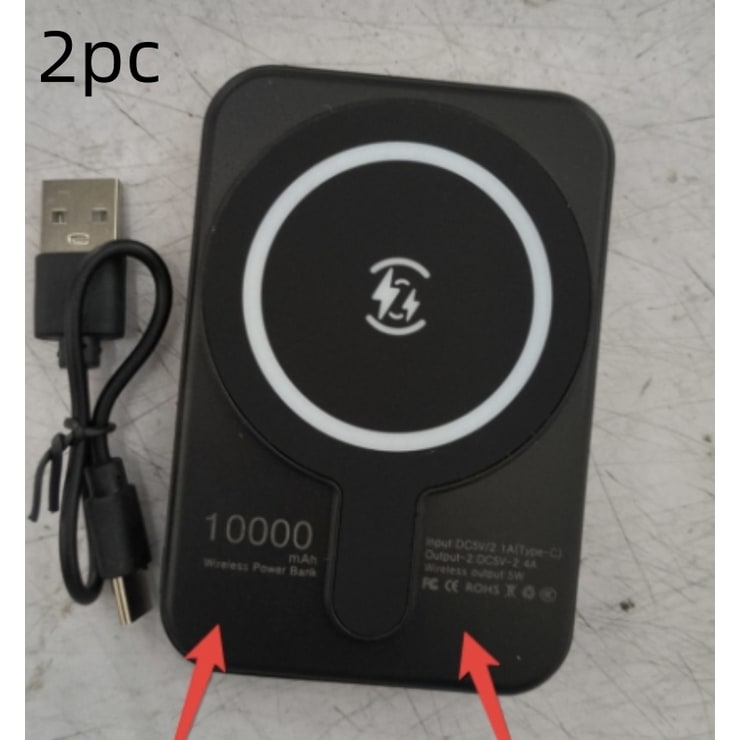 Portable Magnetic Power Bank Charger with Wireless Charging and LED Display Phone - Image 30