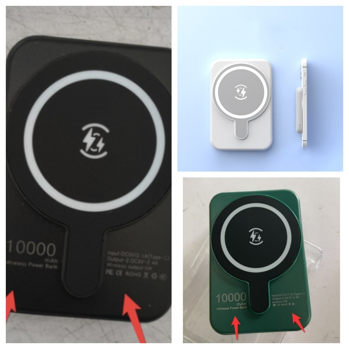 Portable Magnetic Power Bank Charger with Wireless Charging and LED Display Phone - Image 4