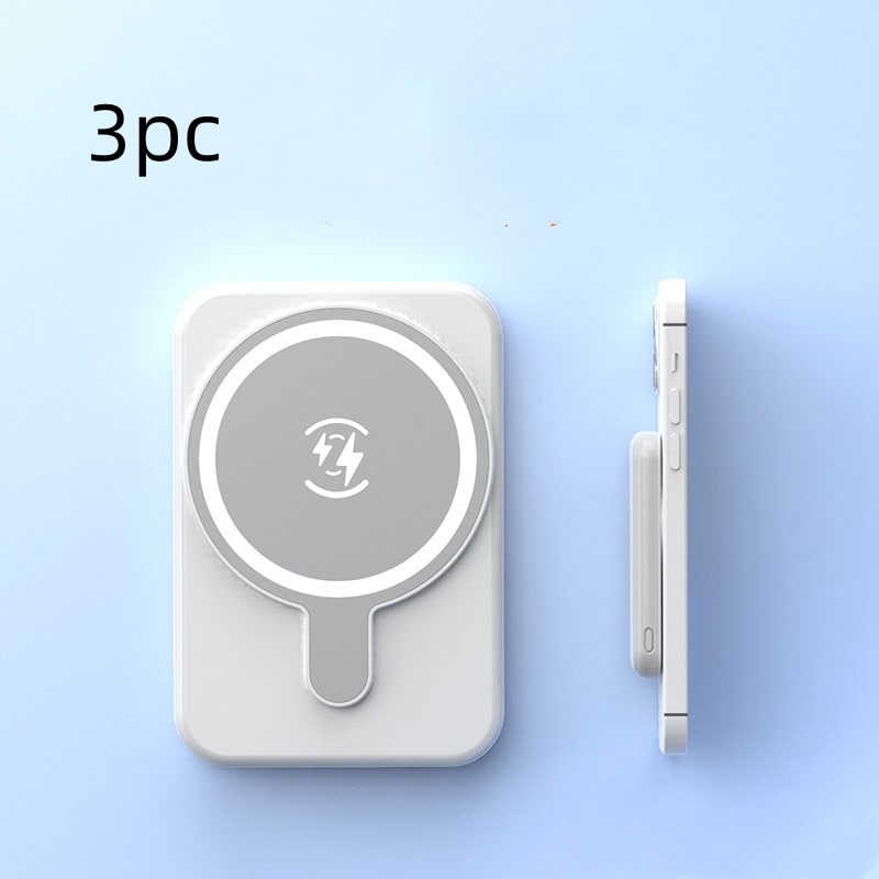 Portable Magnetic Power Bank Charger with Wireless Charging and LED Display Phone - Image 5