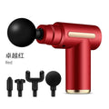 Portable Mini Handheld Massage Gun USB Rechargeable LED Display Four Heads - Image 6