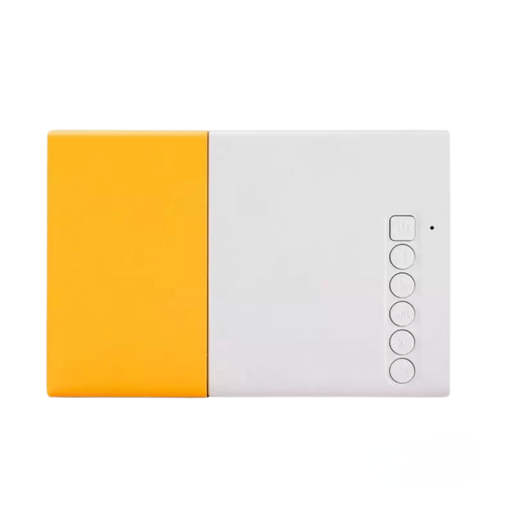 Portable Mini Projector 1080p HDMI Travel Handheld Yellow White Compact Small - Image 6