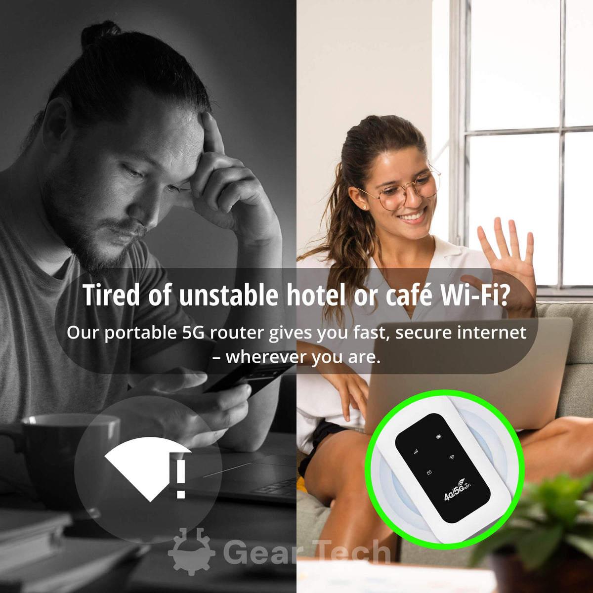 Portable Mobile Hotspot Router with 5G WIFI Lcd Display and Sim Card Slot - Image 5